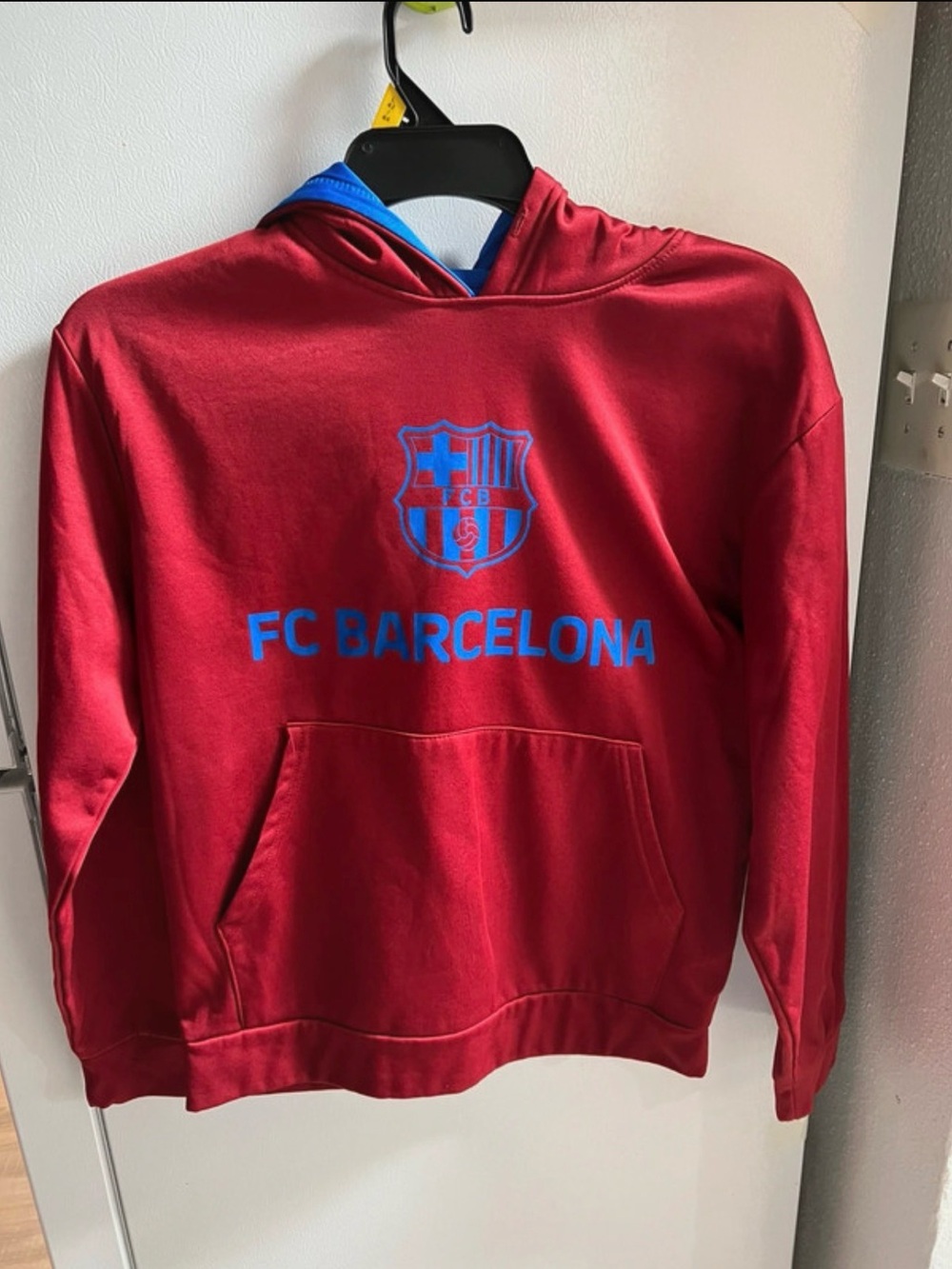 Lionel Messi #10 Barcelona Soccer Club hoodie Sz sm